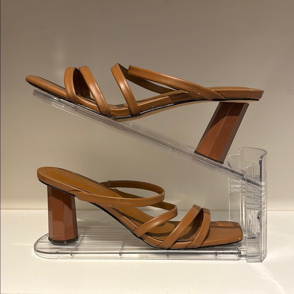 Marc Fisher Tan Heeled Sandals
